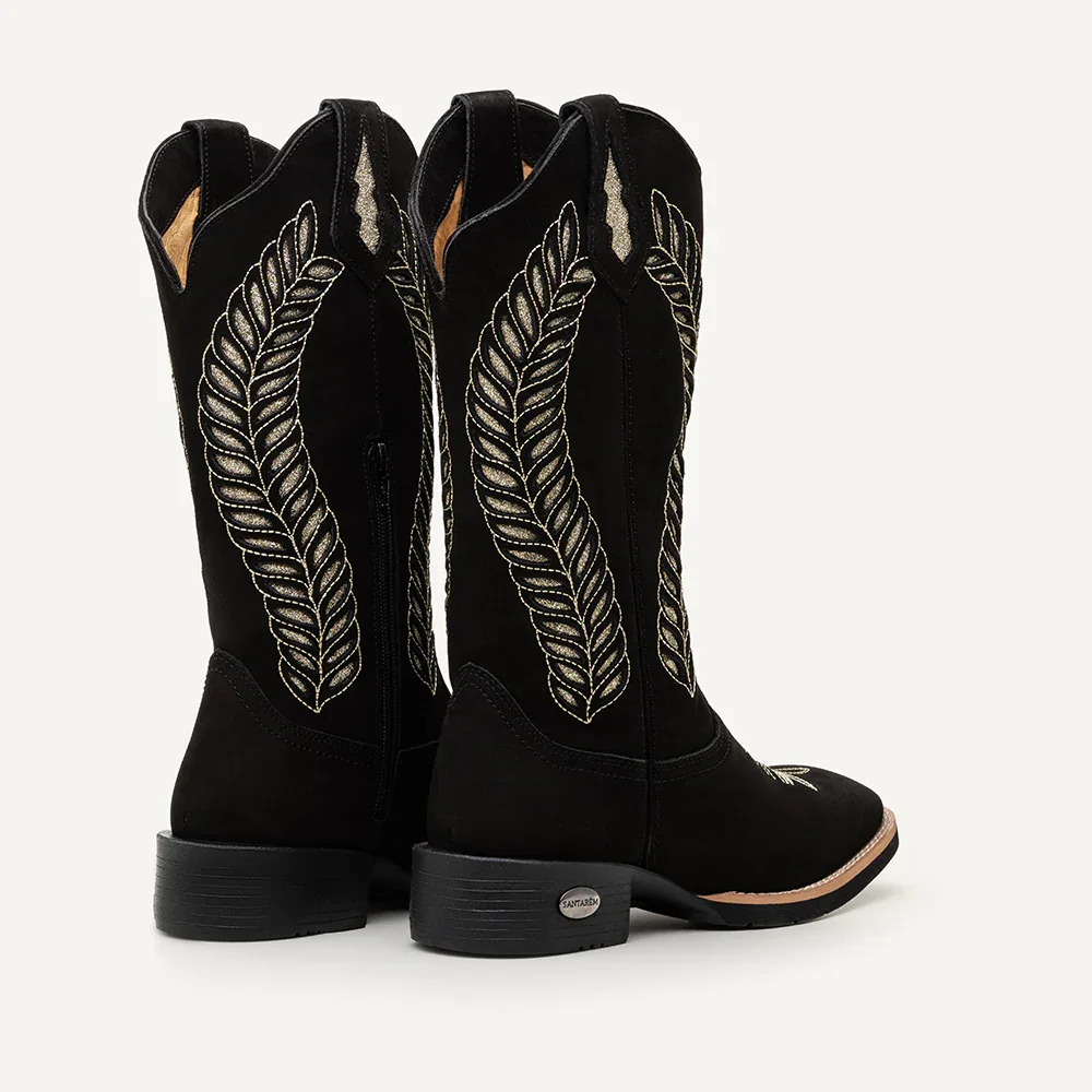 Bota Feminina Texana Glitter Crase Horse