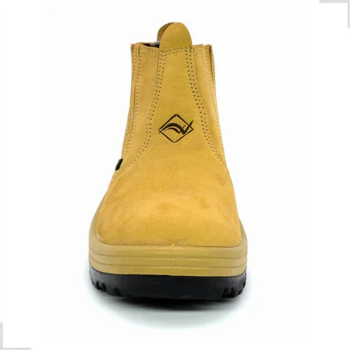 Botina Masculina De Couro Legítimo Flexfort Bota Confortável